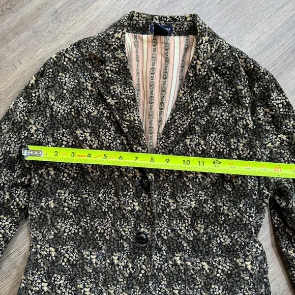 GAP Women's Black and White Textured Blazer - Picture 10 of 10